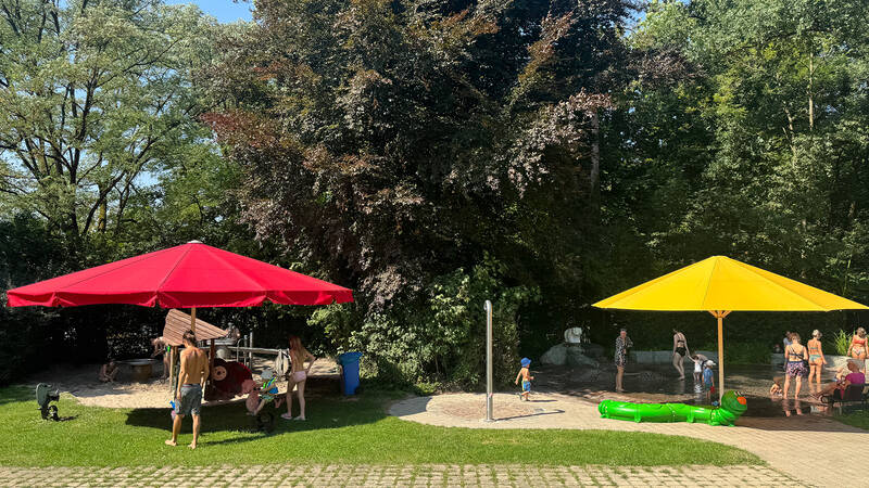 Kinderplanschbecken im Freibad Bittenfeld